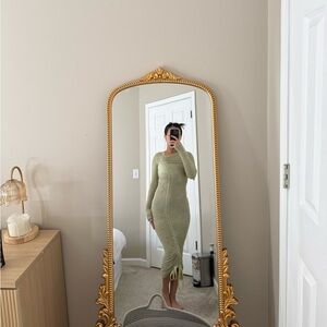 PrettyLittleThing Sage Knit Midi Dress